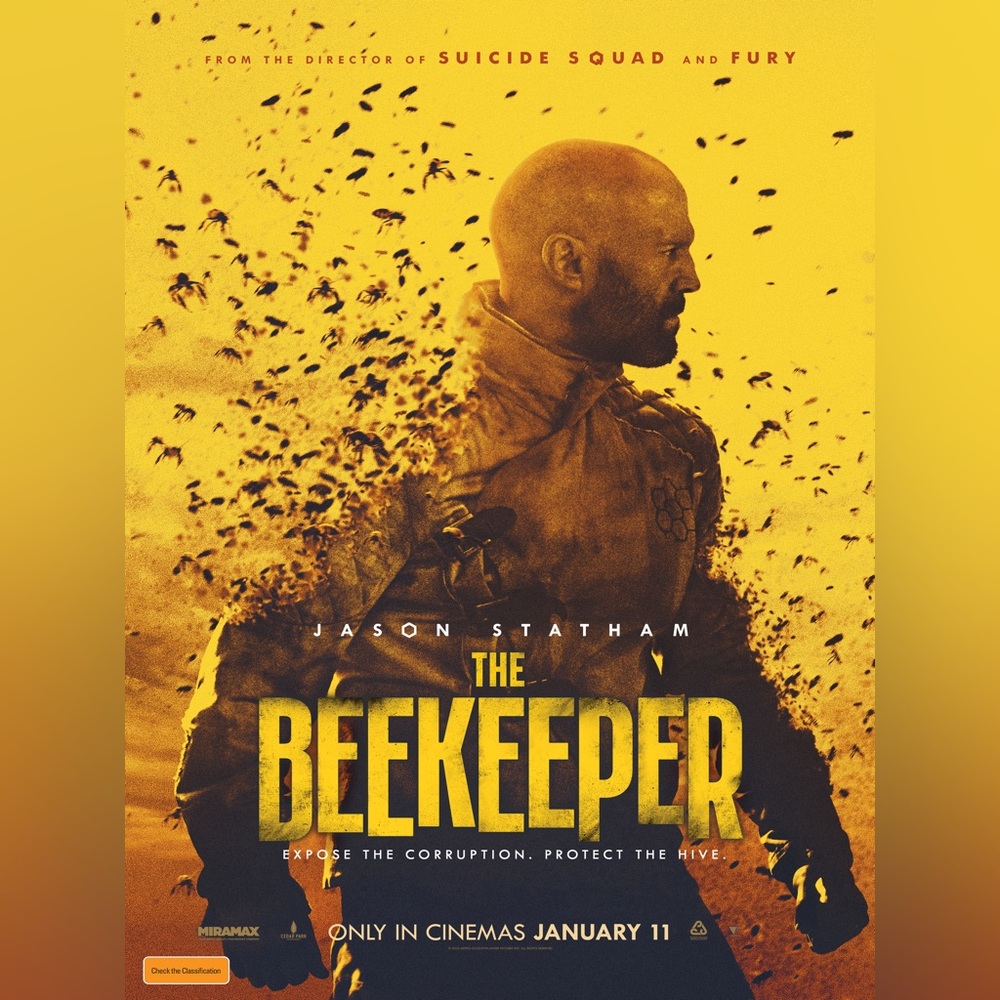 The Beekeeper (2024) Original Movie Poster 13x19